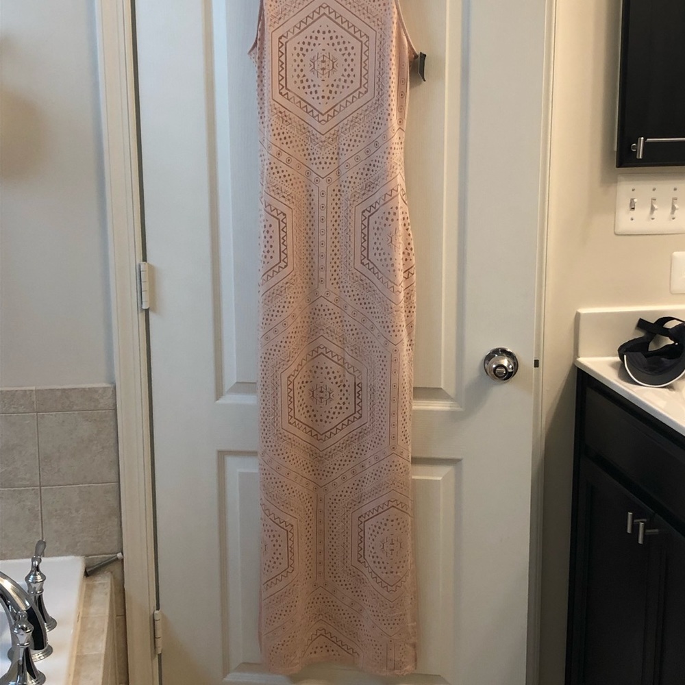 Xhilaration blush pink maxi dress